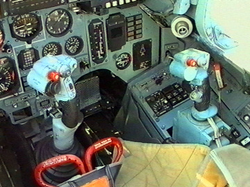 Su-27LL cockpit. 